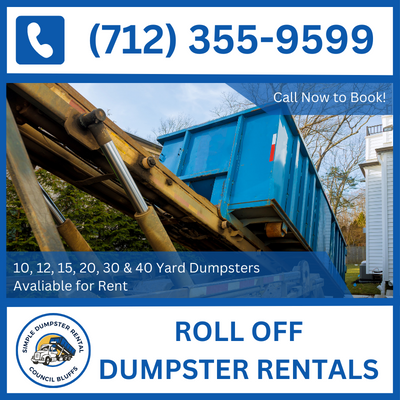 Roll Off Dumpster Rental Council Bluffs - Affordable Prices - 10, 20, 30 & 40 Yard